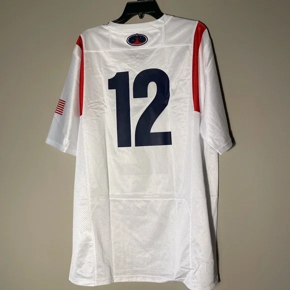 US Navy Midshipmen Under Armour Mens Special Games Football Jersey White Size XL